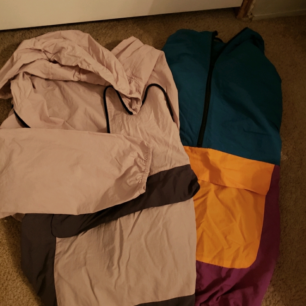 NWOT Vintage inspired windbreaker jackets